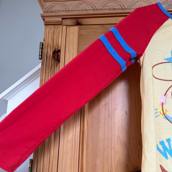 Disney store Toy Story nightgown size 9/10 yellow red long sleeve Jessie bo peep - Picture 3 of 5